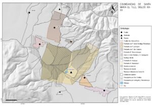 Colindancias de Santa María el Tule, Siglos XIX-XX